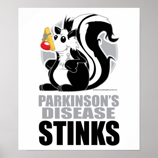 Poster Parkinson's Disease Stinks (Frente)