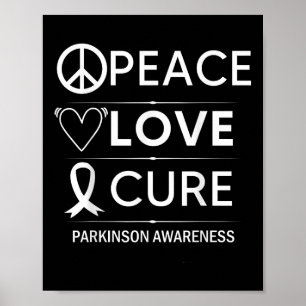Poster Parkinsons: Sensibilização para a paz, paz e paz