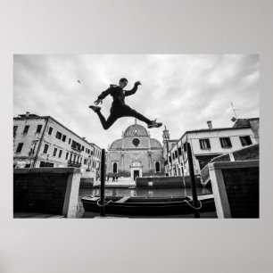 Poster Parkour em Veneza