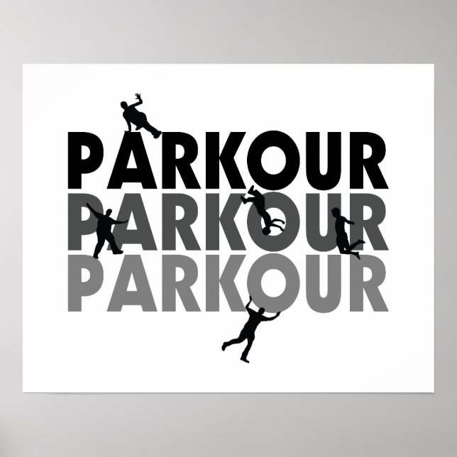 Pôster Parkour Free Running (Frente)