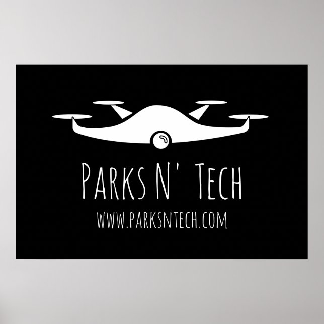 Poster Parks N' Tech Quadcopter (Frente)