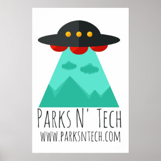 Poster Parks N' Tech UFO 2