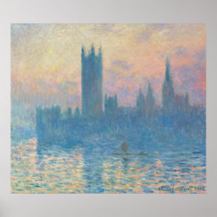 Poster Parlamento - Claude Monet Fine Art