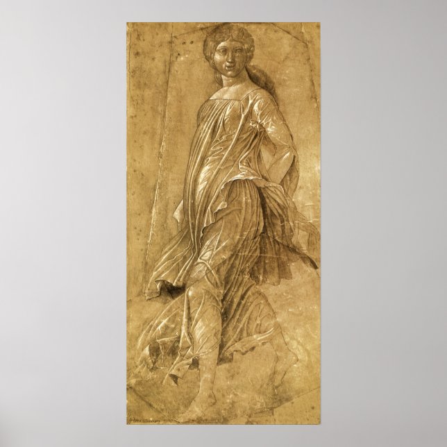 Pôster Parnassus, dançando musa de Andrea Mantegna (Frente)