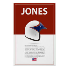 Pôster Parnelli Jones Helmet