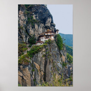 Poster Paro Taktsang: O Mosteiro do Ninho do Tigre - Butã