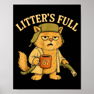 Poster Paródia de Gato Completa da Ninhada Engraçada 67 S
