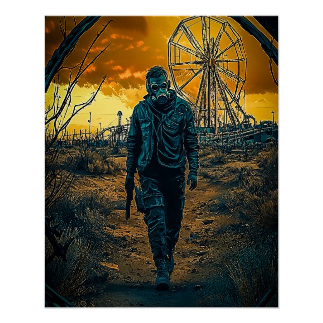 Pôster Parque de diversões (Frente)