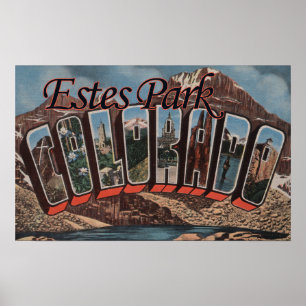 Pôster Parque de Estes, Colorado - grandes cenas da letra