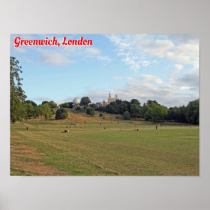 Poster Parque de Greenwich, Londres