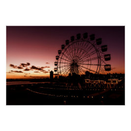 Pôster Parque de Luna Iônico de Sydney, ao anoitecer