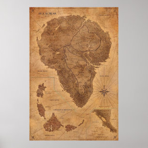 Poster Parque de Mapa Nublar