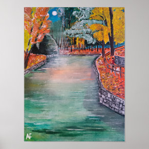Poster Parque de San Vicente, pintura por Alfred Fox