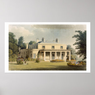 Poster Parque de Wimbledon, de R de R. Ackermann