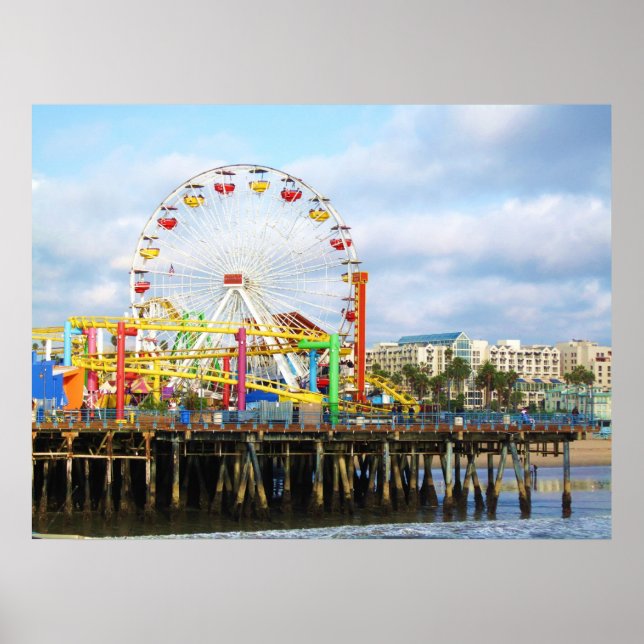 Pôster Parque do Pacífico, Papais noeis Monica, Ca. (Frente)