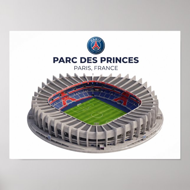 Poster Parque dos Príncipes França (Frente)