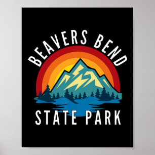 Poster Parque Estadual Beavers Bend Oklahoma