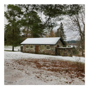 Pôster Parque Estadual Bewabic, Crystal Falls, Poster MI