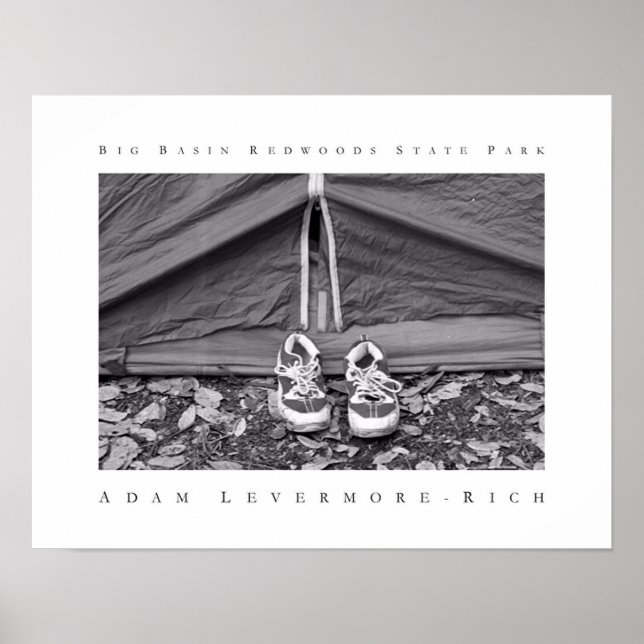 Poster Parque Estadual das Sequoias de Grande Bacia (Frente)