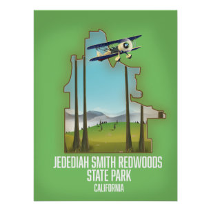 Pôster Parque Estadual das Sequóias de Jedediah Smith