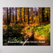Parque Estadual de Camano, em outono