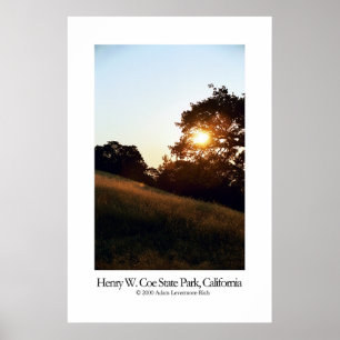 Pôster Parque estadual de Henry W. Coe, Califórnia