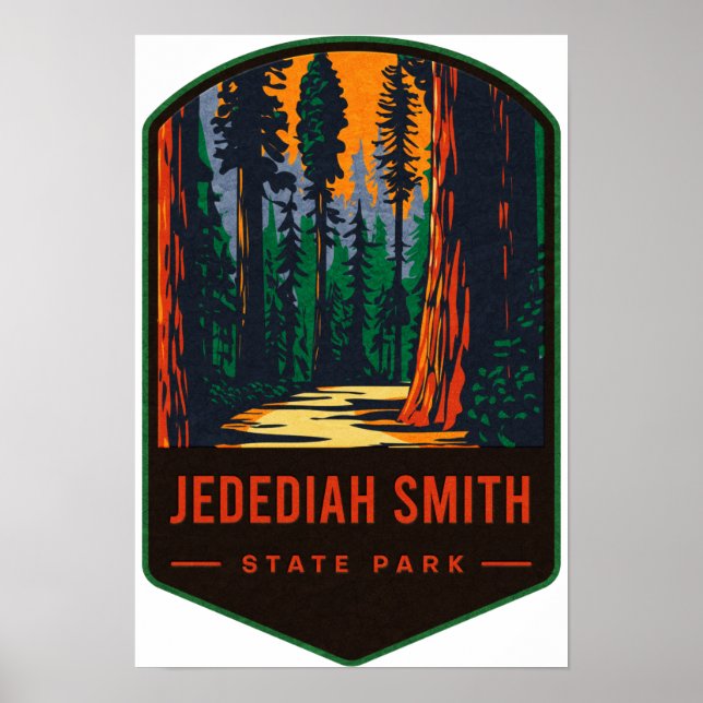 Poster Parque Estadual de Jedediah Smith (Frente)