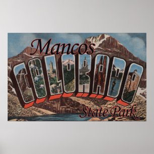 Pôster Parque estadual de Mancos, Colorado - grande cena