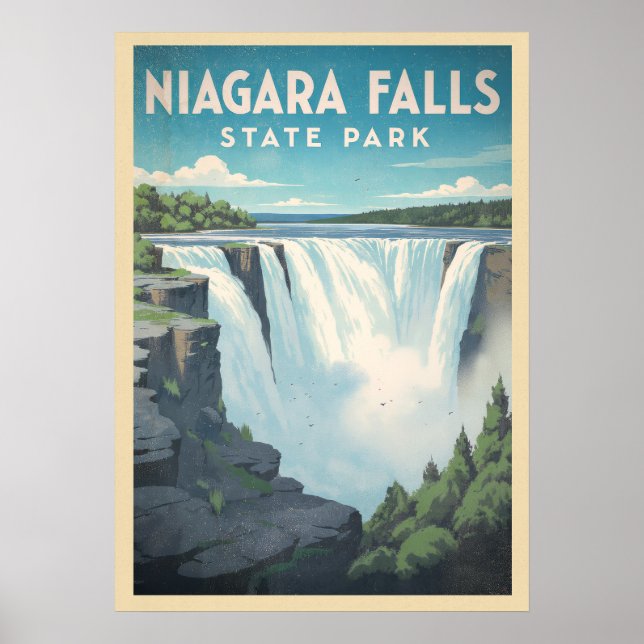 Poster Parque Estadual de Niagara Falls V01 (Frente)