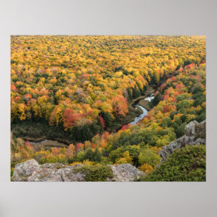 Poster Parque Estadual de Vida Selvagem Porcupine Mountai