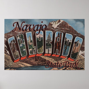 Pôster Parque estadual do Navajo, Colorado - grande cena