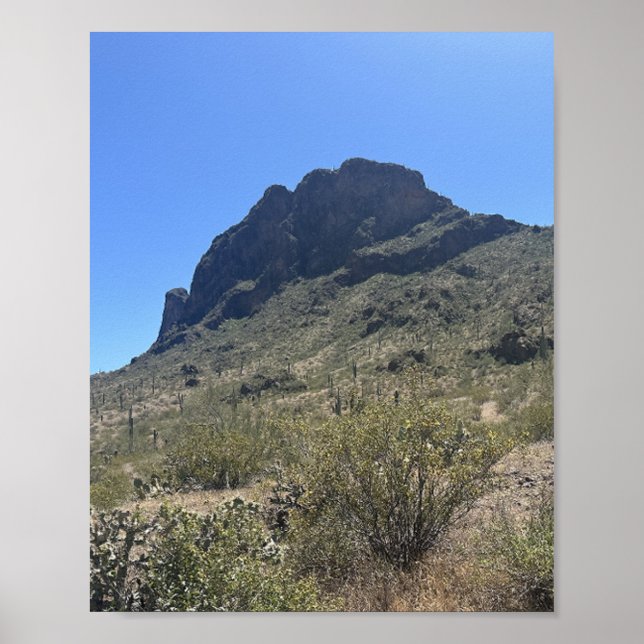 Poster Parque Estadual do Pico do Picacho do Deserto ariz (Frente)