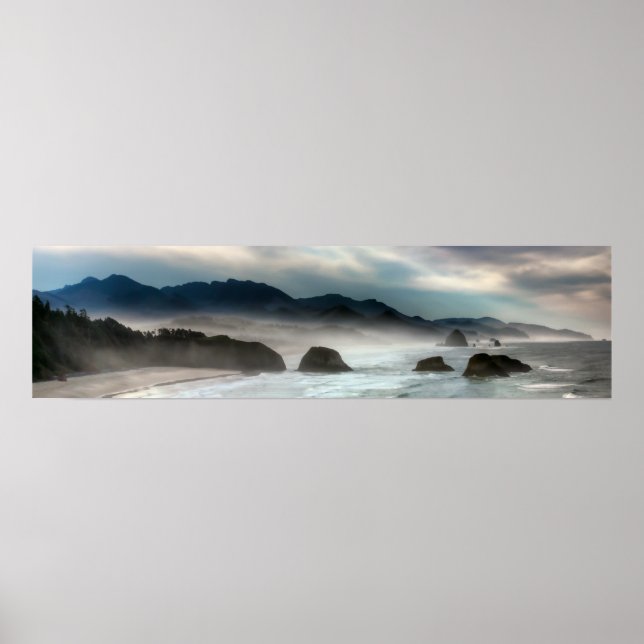 Pôster Parque Estadual Ecológico na Costa do Oregon (Frente)