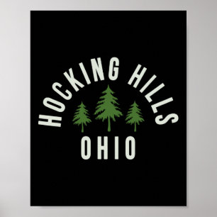 Poster Parque Estadual Hocking Hills Ohio Lembrança Camin