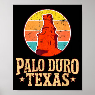 Poster Parque estadual Palo duro texas marco desértico vi