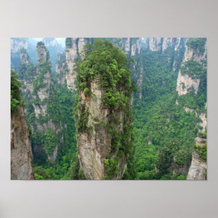 Pôster Parque Florestal Nacional de Zhangjiajie