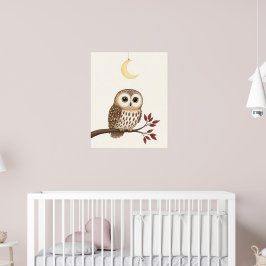 Poster Parque Florestal Whimsical Owl