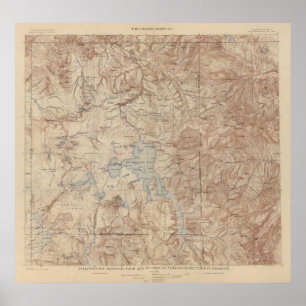 Pôster Parque nacional 2 de Yellowstone