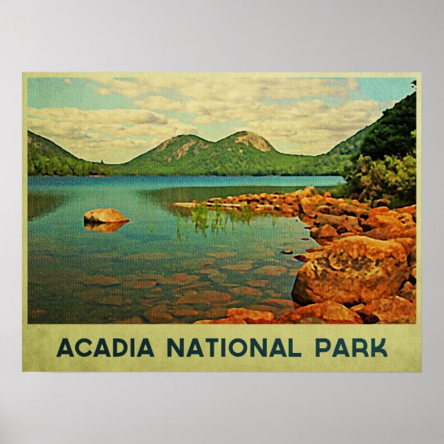 Poster Parque Nacional Acadia (Frente)