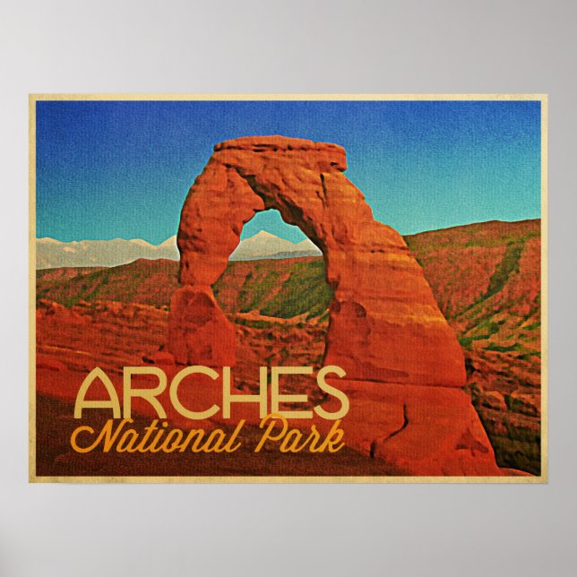 Poster Parque Nacional Arches (Frente)