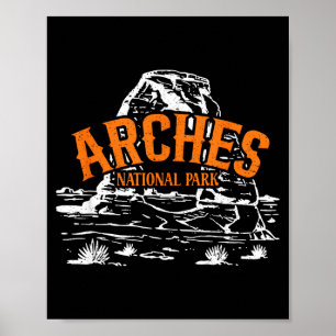 Poster parque nacional arches arco delicado utah robusto