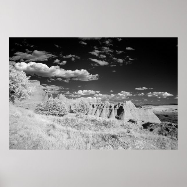 Pôster Parque Nacional Badlands (Frente)