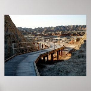Poster Parque Nacional Badlands Boardwalk