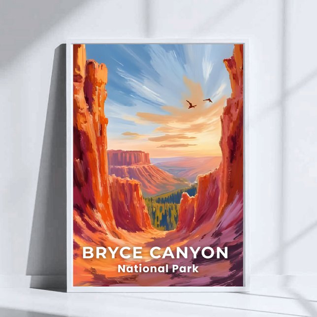 Poster Parque Nacional Bryce Canyon | Viagem de Utah (Criador carregado)
