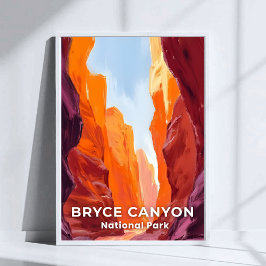 Poster Parque Nacional Bryce Canyon | Viagem por Utah