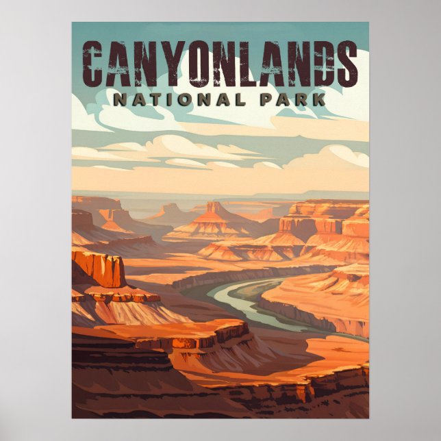 Poster Parque Nacional Canyonlands (Frente)