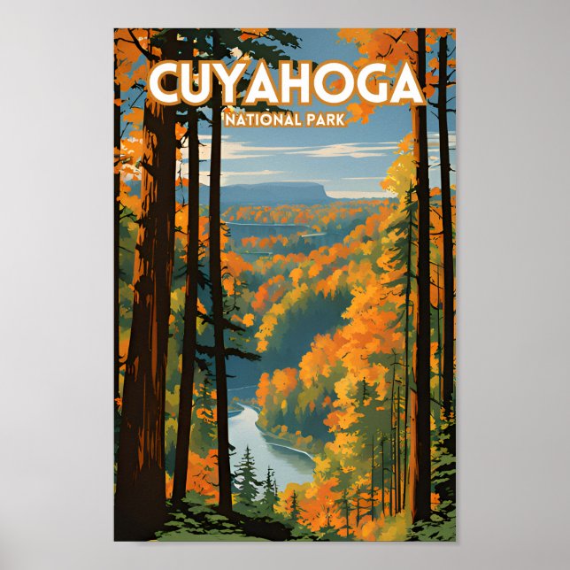 Poster Parque Nacional Cuyahoga (Frente)
