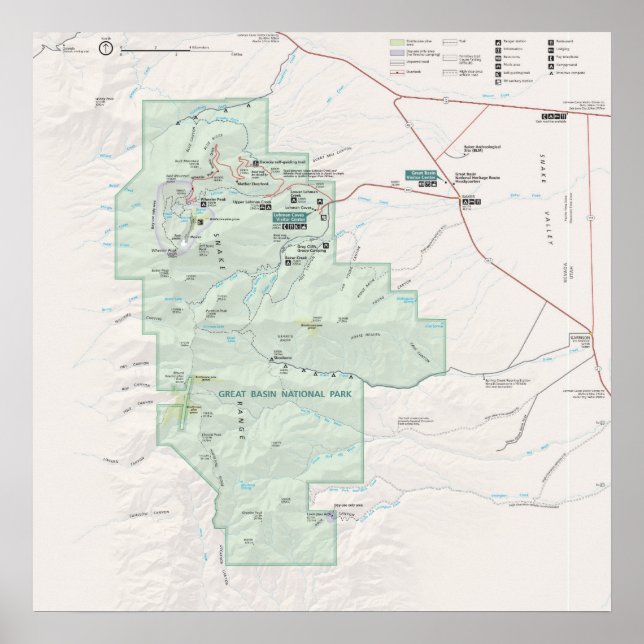Pôster Parque Nacional da Bacia do excelente (Frente)