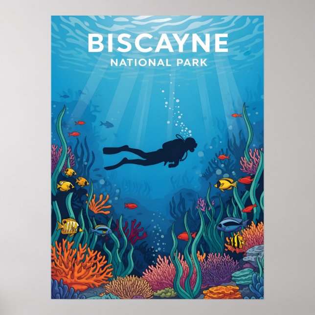Poster Parque Nacional da Biscaia (Frente)