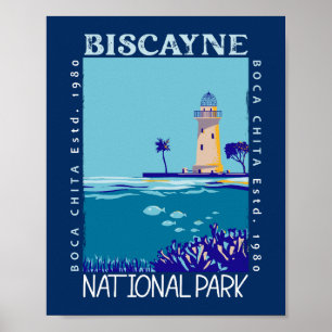 Poster Parque Nacional da Biscaia, Boca Chita Chave Afeta